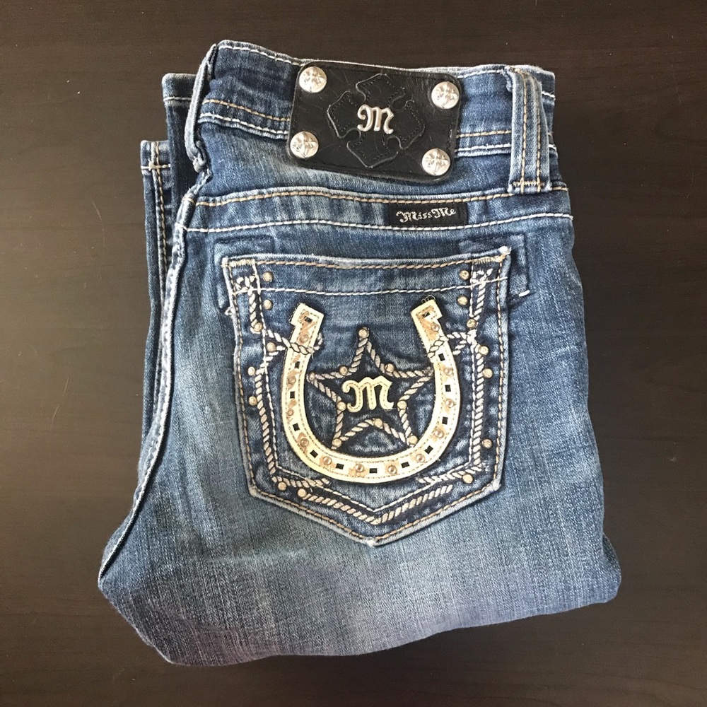 Miss Me Horseshoe Bootcut Jeans Sz 25